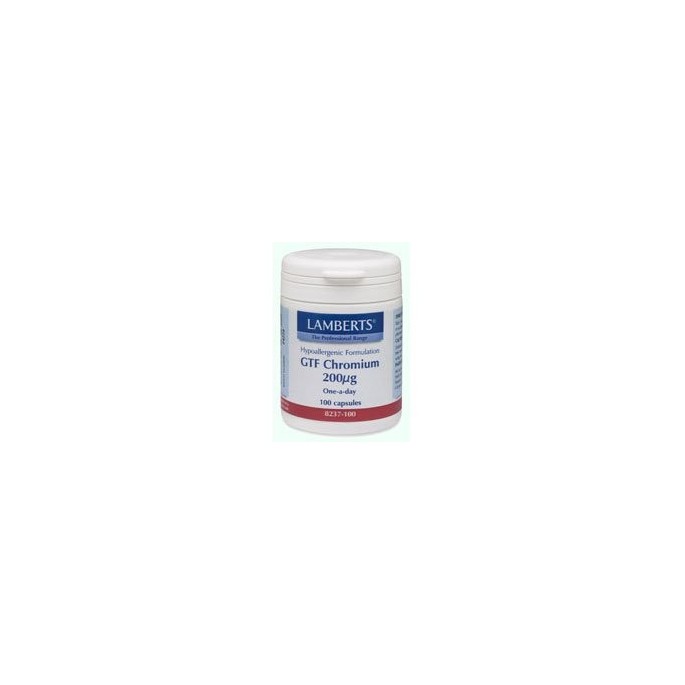 LAMBERTS GTF CHROMIUM 200mcg 100 caps