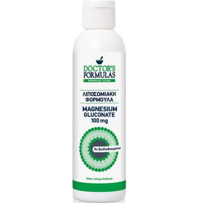 DOCTORS FORMULAS Liposomal MAGNESIUM GLUCONATE 100mg 180ml
