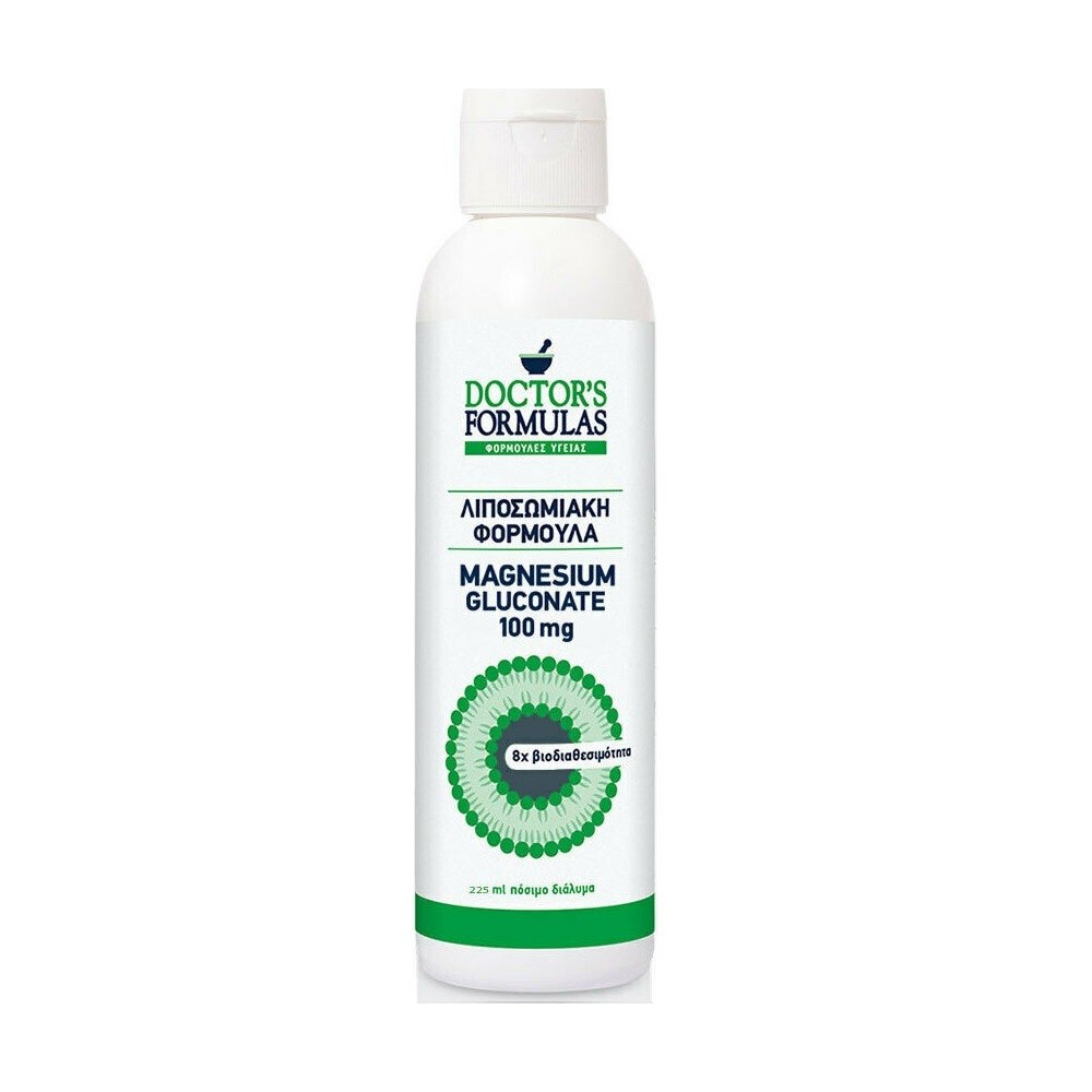 DOCTORS FORMULAS Liposomal MAGNESIUM GLUCONATE 100mg 225ml