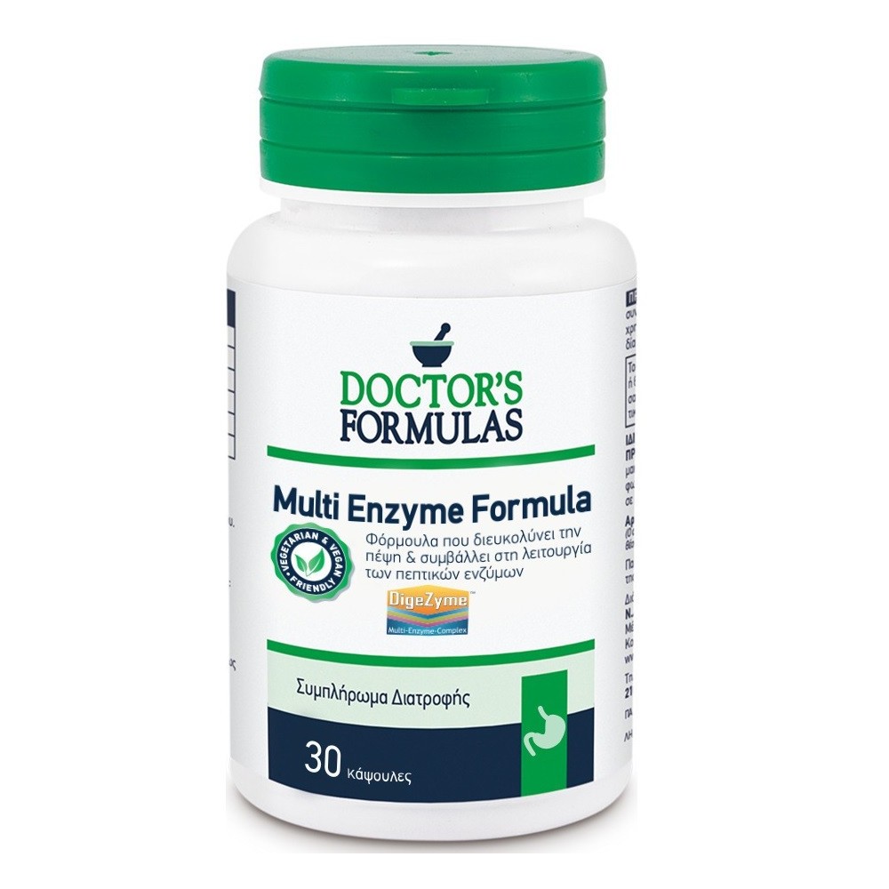 DOCTORS FORMULAS MULTI ENZYME FORMULA 30 VEG.CAPSULES