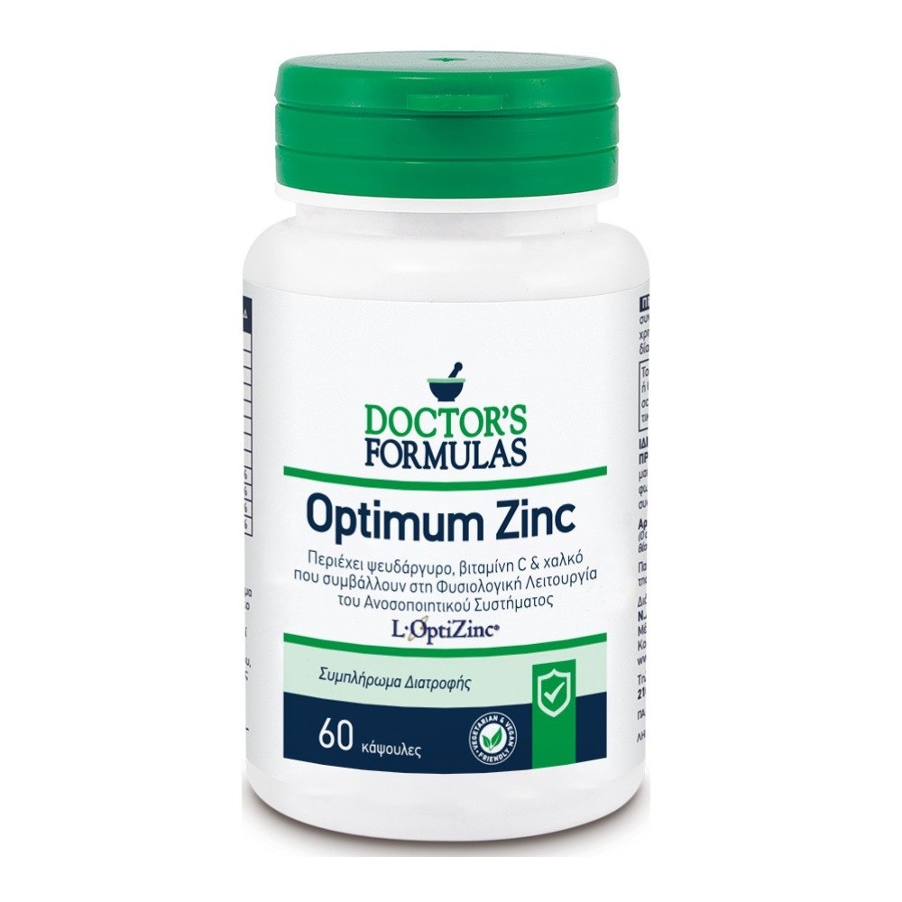 DOCTORS FORMULAS OPTIMUM ZINC 60 VEG.CAPSULES
