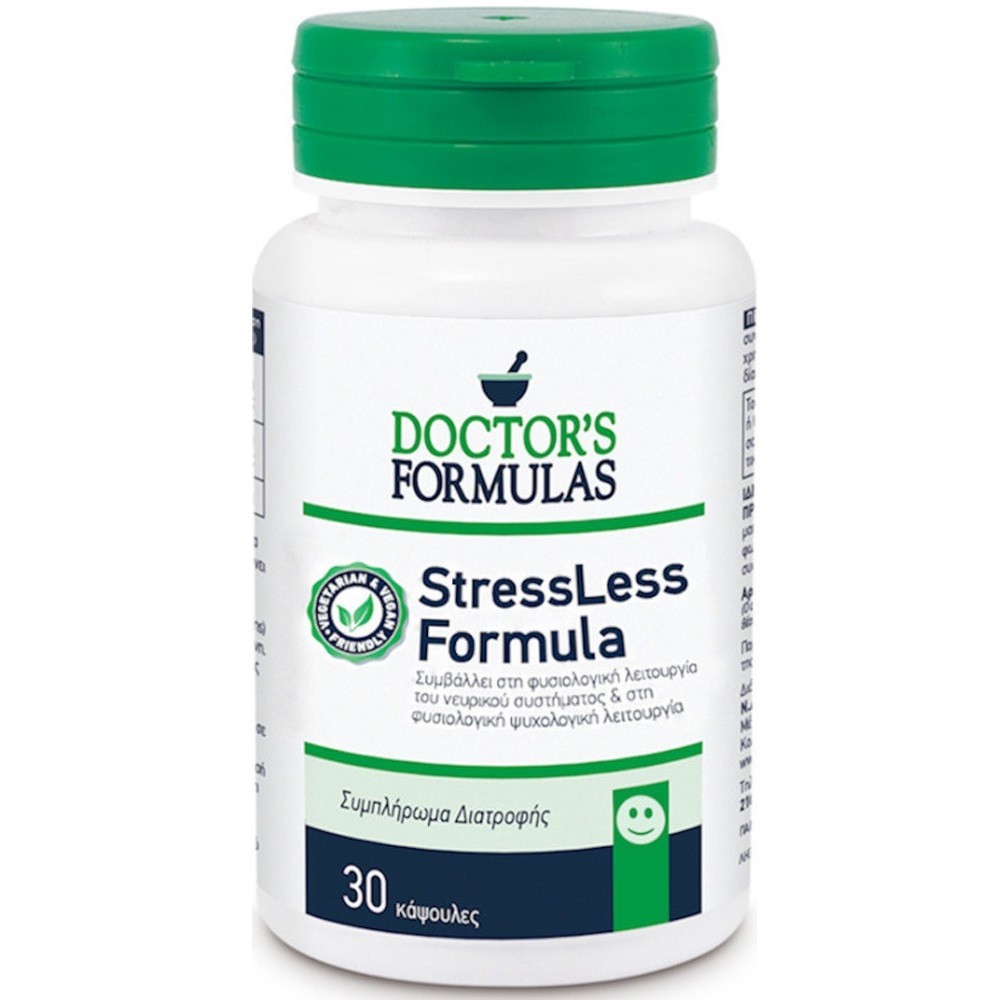 DOCTORS FORMULAS STRESS LESS FORMULA 30 VEG.CAPSULES