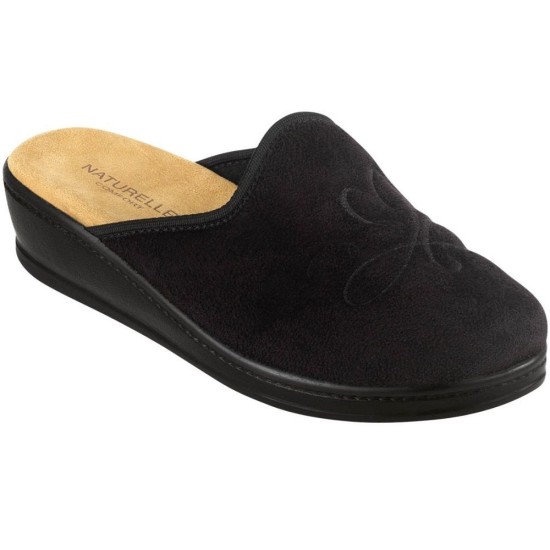 NATURELLE ANATOMICAL SLIPPER ROMA Black