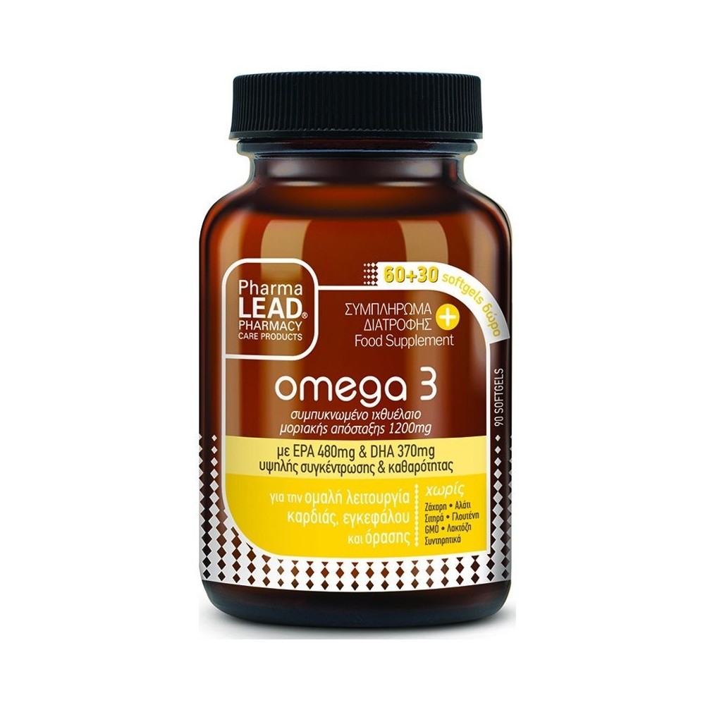Nutralead - Pharmalead Omega 3 - 60caps+30caps