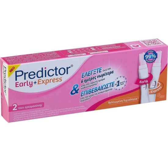 Predictor Early & Express Pregnancy Test 2pcs