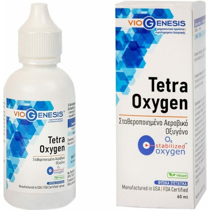 VIOGENESIS TETRAOXYGEN (O4 STABILIZED OXYGEN) 60ML