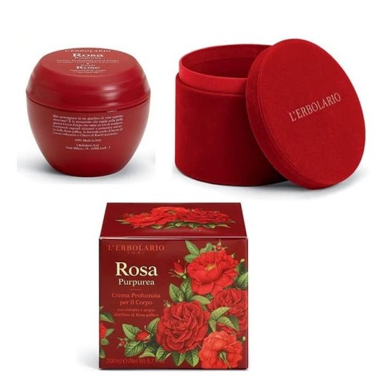 L’Erbolario Rosa Purpurea – Κρέμα Σώματος 200ml