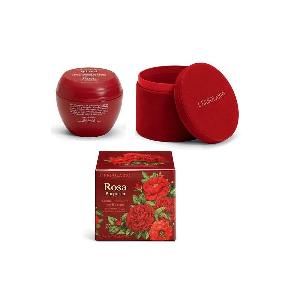 L’Erbolario Rosa Purpurea – Κρέμα Σώματος 200ml