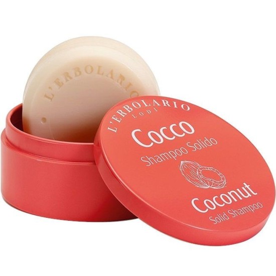 L'Erbolario Cocco - Shampoo Solido - Στερεό σαμπουάν από οργανικό έλαιο καρύδας - 60g