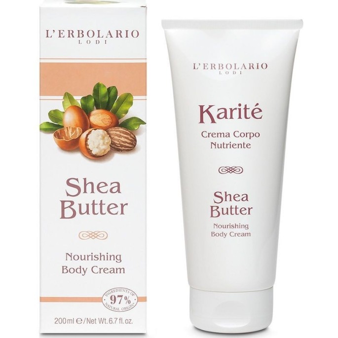 L'Erbolario Shea Butter Karite Nourishing Body Cream 200ml