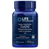 Life Extension SUPER ABSORBABLE CoQ10 50mg (Ubiquinone) W/ d-Limone...