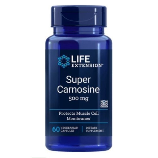 Life Extension SUPER CARNOSINE 500MG 60 VEG. CAPS