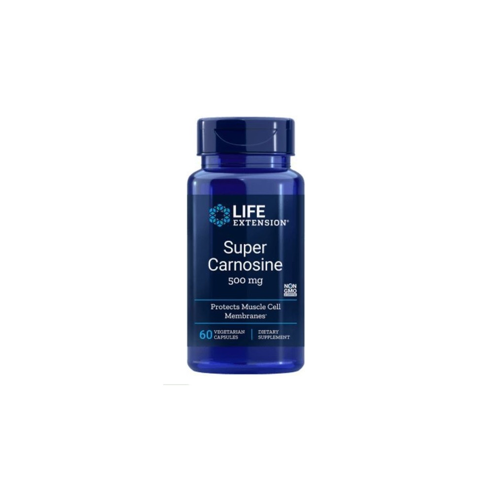 Life Extension SUPER CARNOSINE 500MG 60 VEG. CAPS