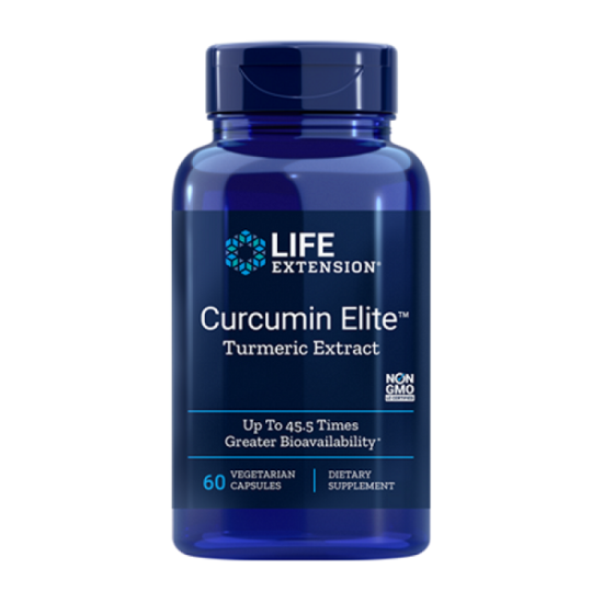 Life Extension CURCUMIN SUPER BIO ELITE TURMERIC EXTRACT 60 VEG.CAPS [L.E.]
