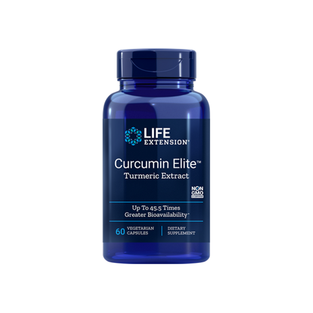 Life Extension CURCUMIN SUPER BIO ELITE TURMERIC EXTRACT 60 VEG.CAPS [L.E.]
