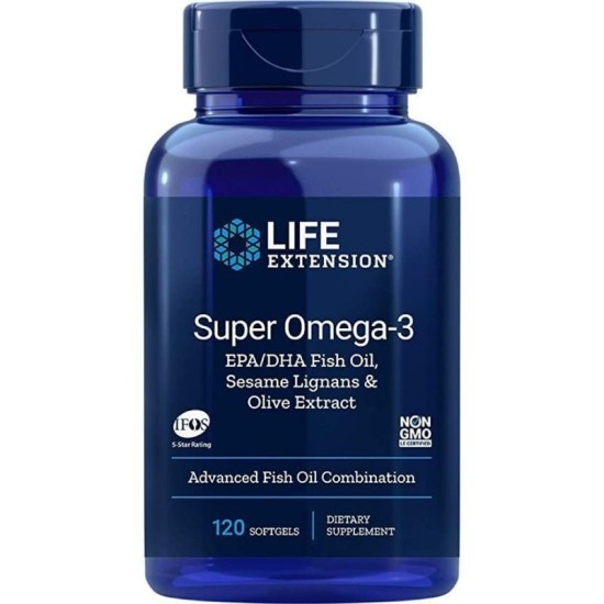 LifeExtension Super Omega 3 EPA/DHA 120caps