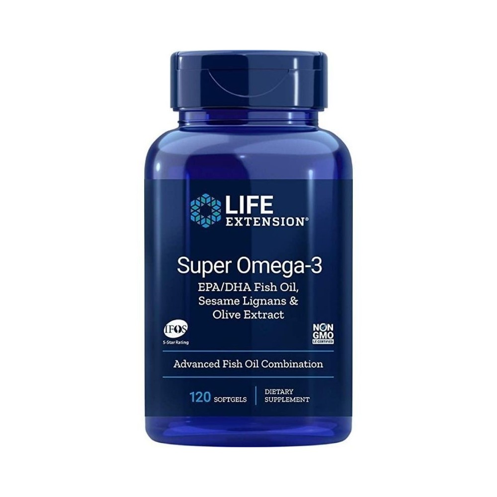 Life Extension Super Omega 3 EPA/DHA 120caps