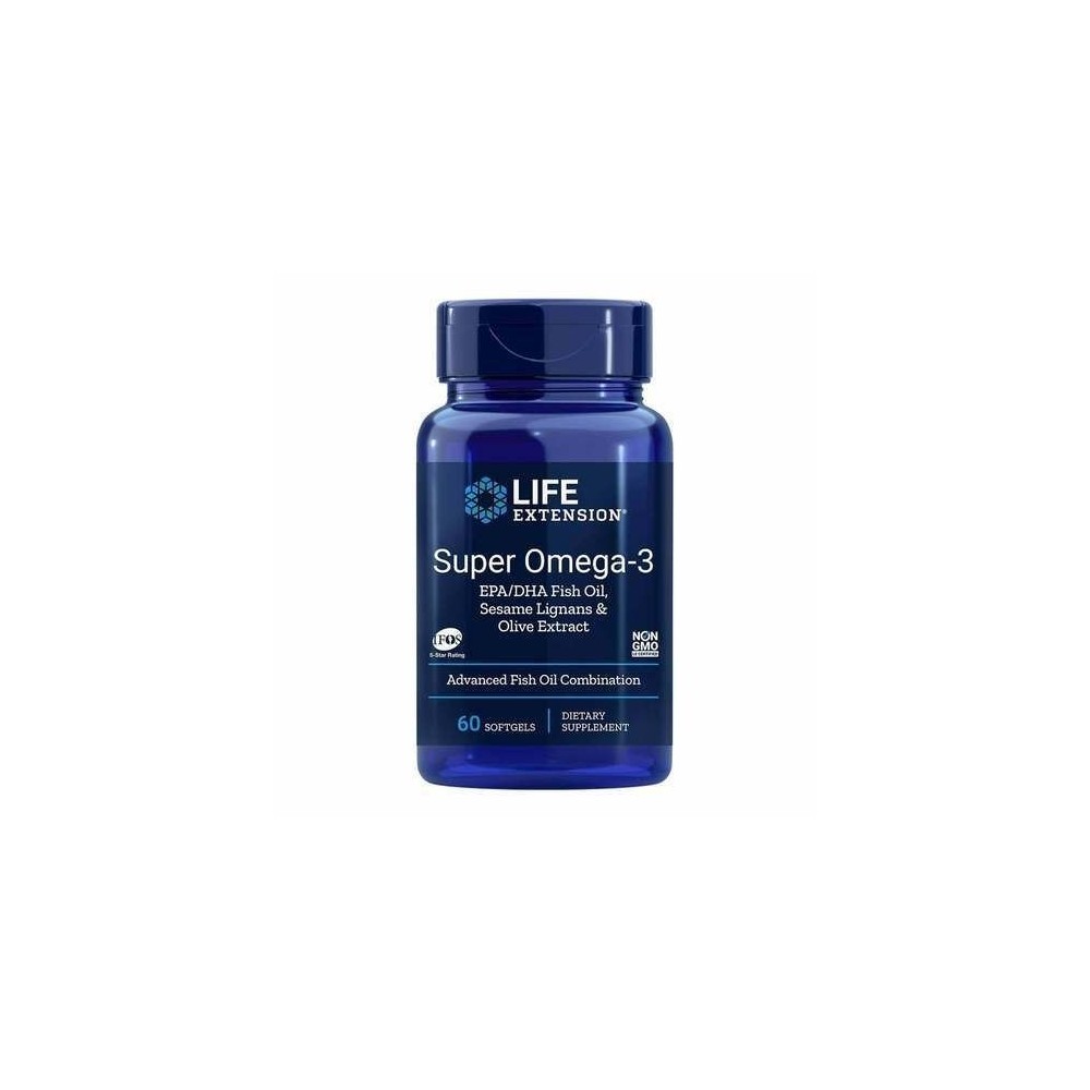 LIFE EXTENSION SUPER OMEGA 3 60 SOFTGELS