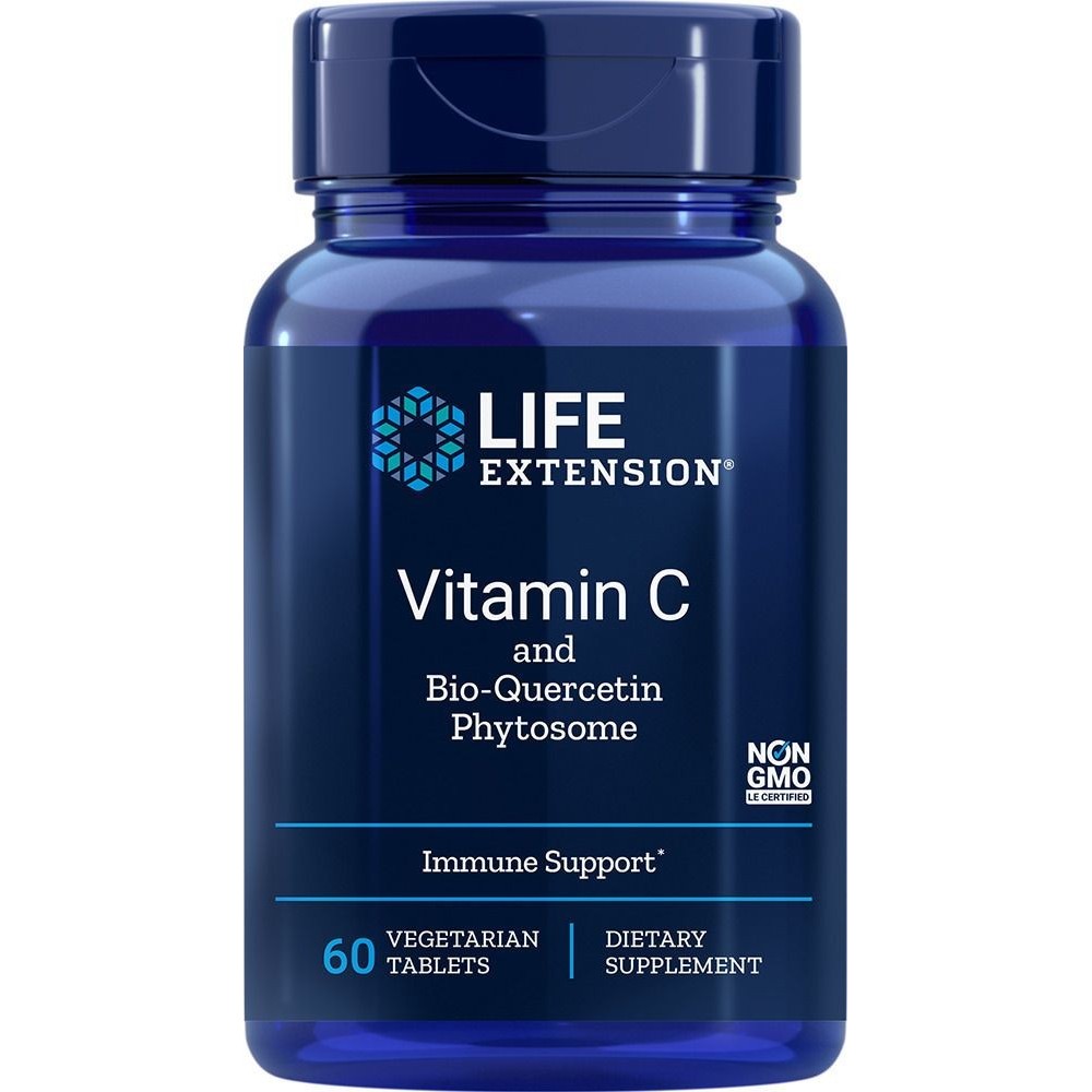 Life Extension VITAMIN C & BIO-QUERCETIN PHYTOSOME 1000MG 60 TABS