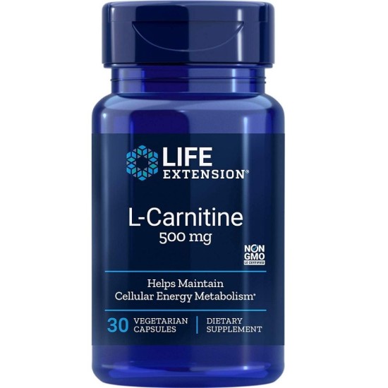 LIFE EXTENSION L CARNITINE 500mg 30 CAPS