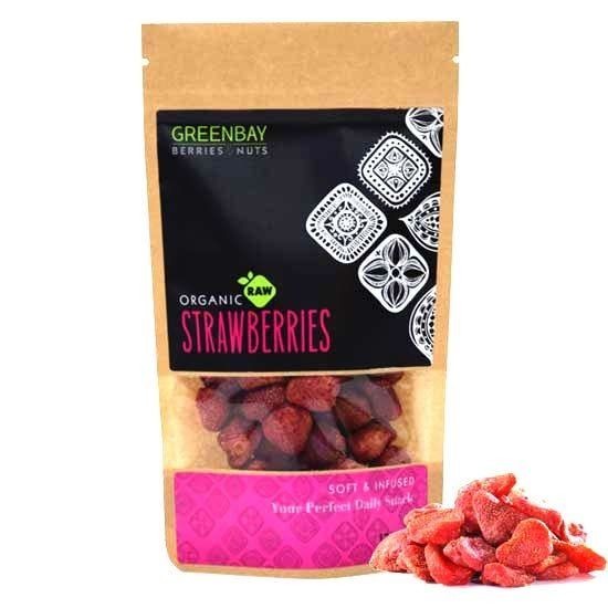 GREENBAY Raw Dried Strawberries (125g)