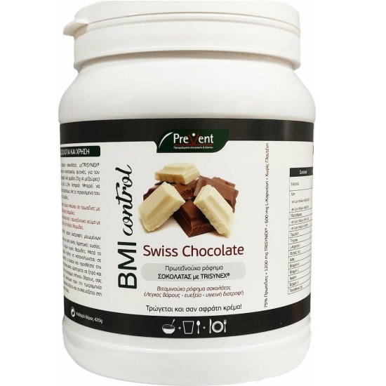 PREVENT ΒΜΙ CONTROL ΜΕ TRISYNEX SWISS CHOCOLATE 432GR