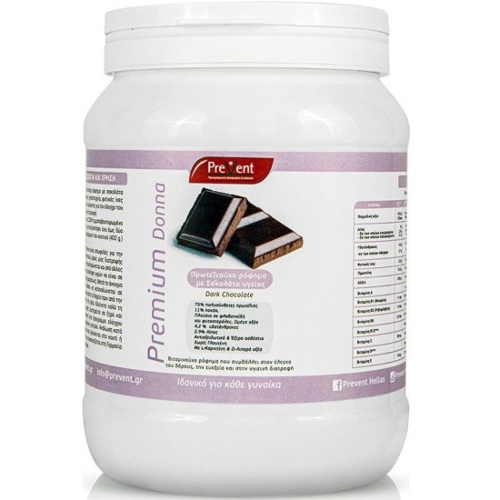 PreVent Premium DONNA Dark Chocolate - Health Chocolate 432gr