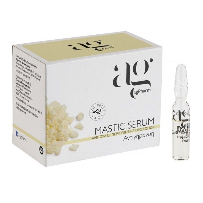 AG Pharm Mastic Serum Ορός Προσώπου σε Αμπούλα με αναζωογονητική & αντιγηραντική δράση, 1amp x 2ml