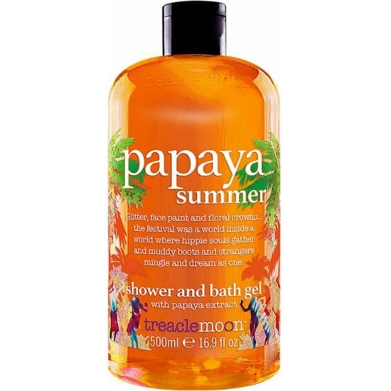 Treaclemoon Papaya Summer Shower & Bath Gel, 500ml
