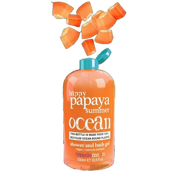 Treaclemoon Papaya Summer Shower & Bath Gel, 500ml