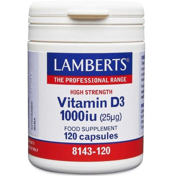 Lamberts Vitamin D 1000IU 120 Tabs