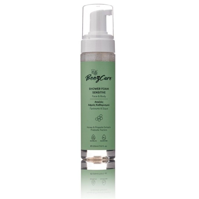 BeezCare Shower Foam Sensitive Face & Body 225ml