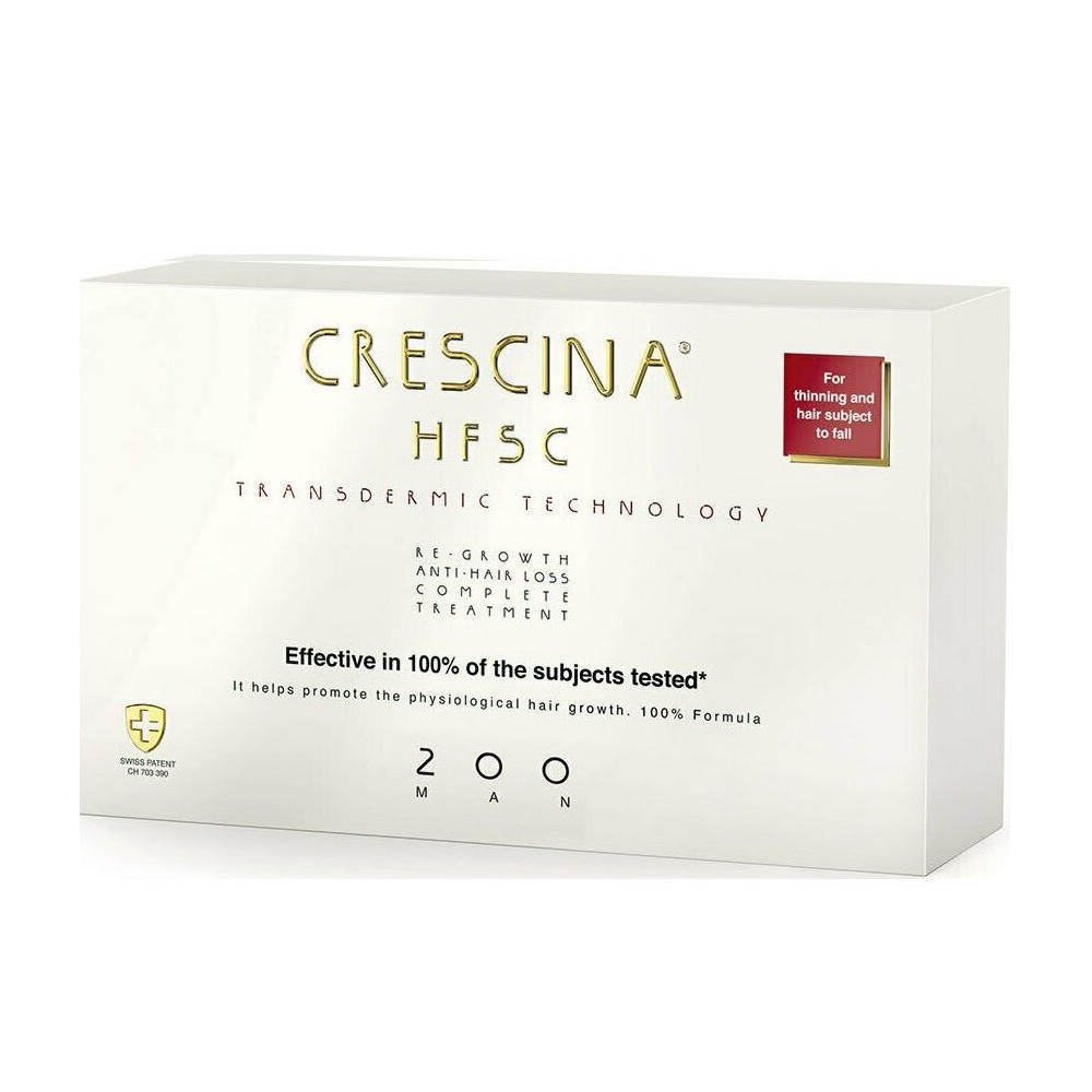CRESCINA HFSC 100% 200 MAN 10+10 vials Complete Treatment