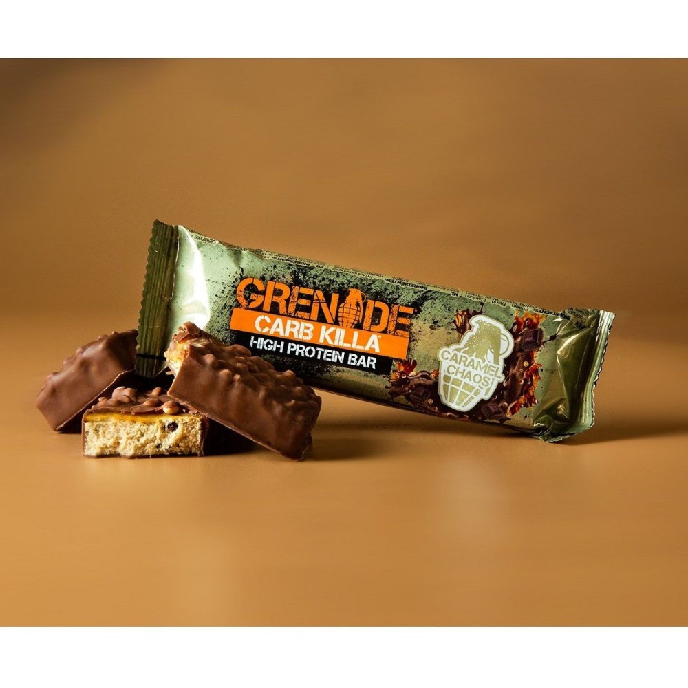 GRENADE Carb Killa Μπάρα Υψηλής Πρωτεϊνης Caramel Chaos 60gr