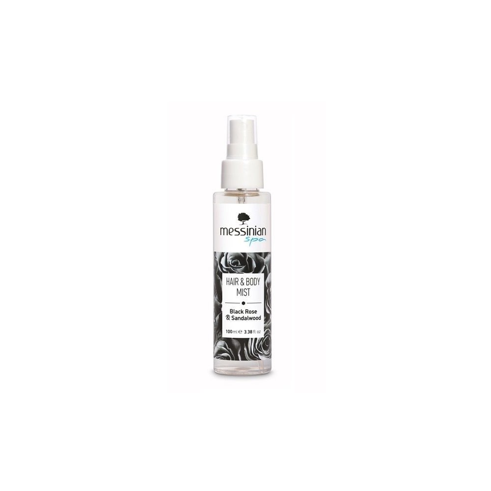 MESSINIAN SPA Hair & Body Mist black rose & sandalwood 100ml