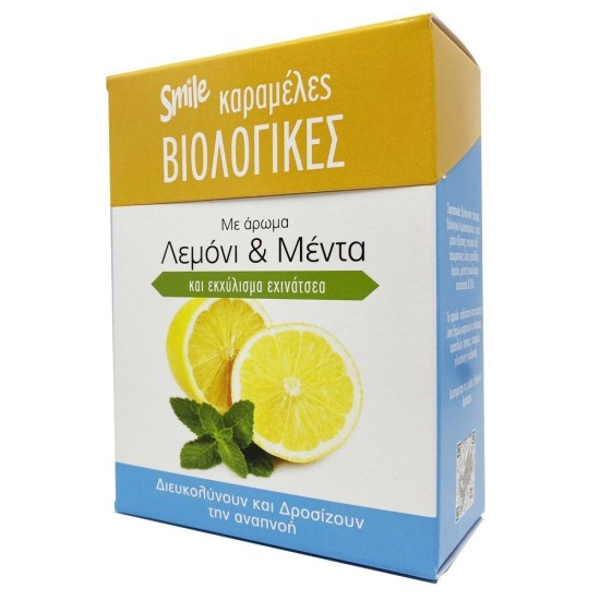 Smile Organic Candies with Lemon & Mint