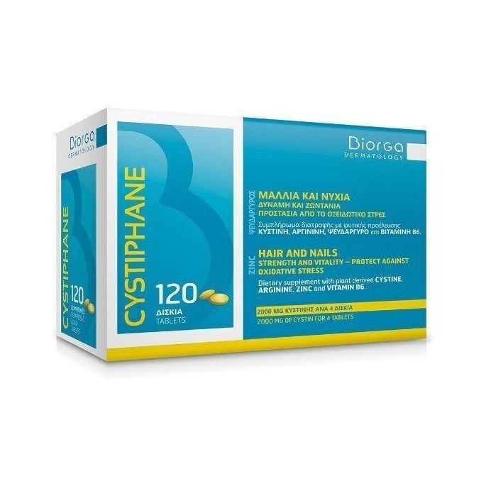 Biorga Cystiphane B6 Zinc 120 Tablets