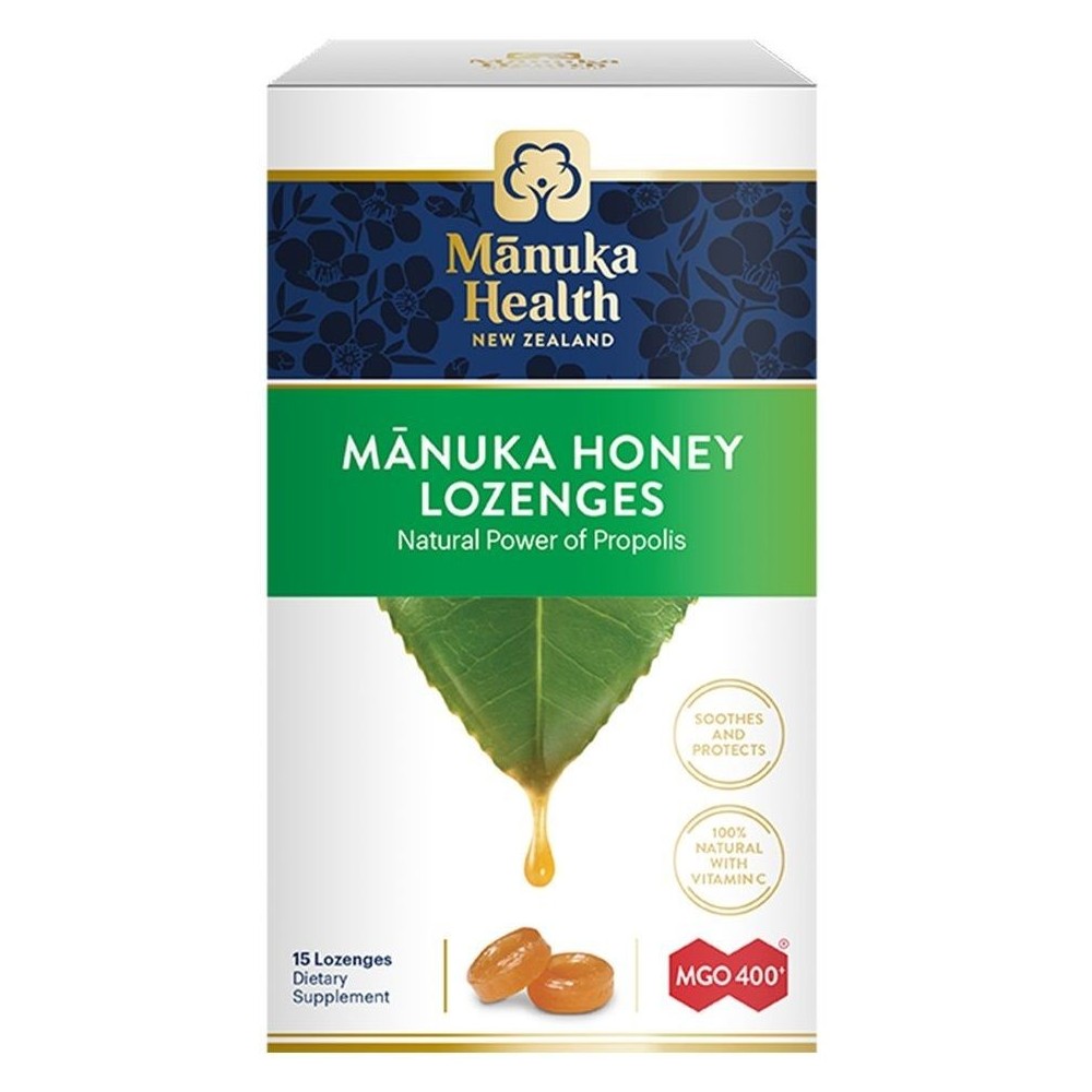 AM HEALTH Manuka Health Φυσικές Καραμέλες με μέλι Manuka MGO400