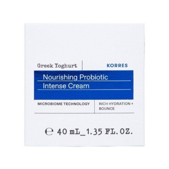 Korres Greek Yogurt Probiotic Intense Rich 48ωρη Ενυδατική Κρέμα Προσώπου Ημέρας για Ξηρές Επιδερμίδες 40ml
