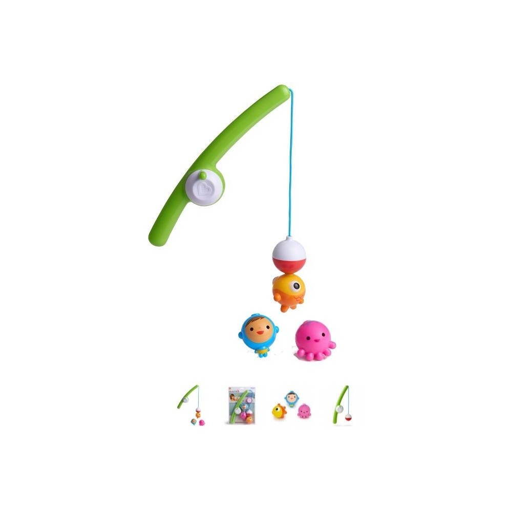 Munchkin GONE FISHIN' BATH TOY Καλάμι Ψαρέματος με Μπουγελόφατσες