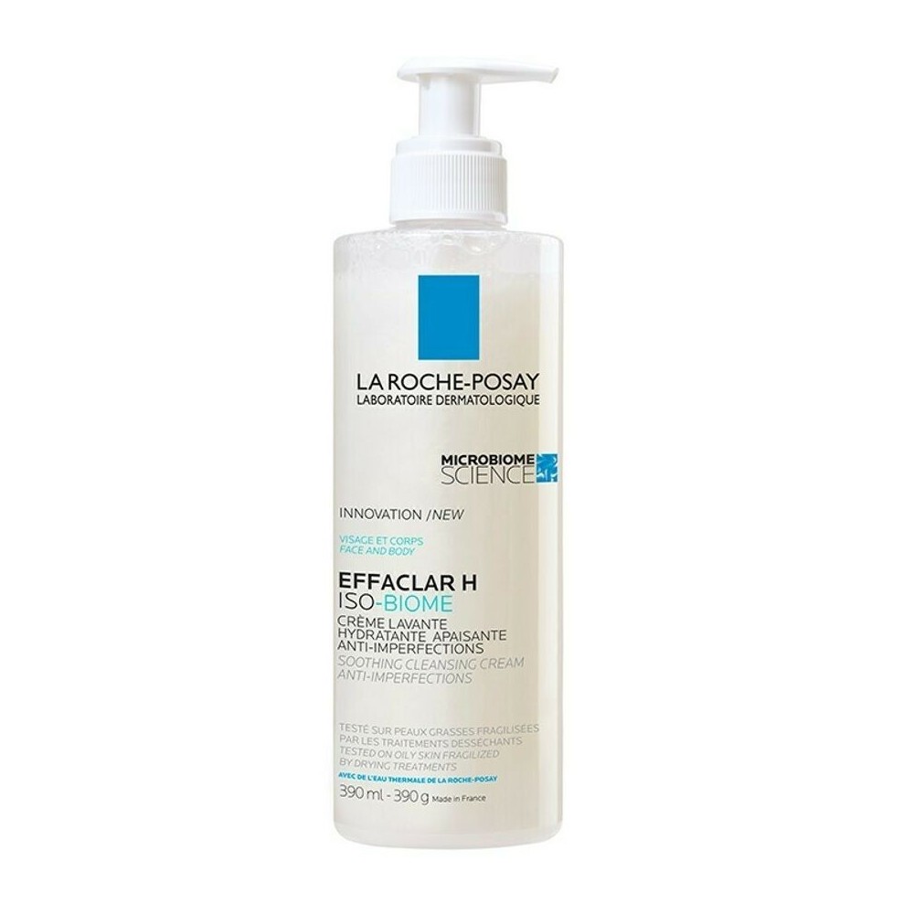 La Roche Posay Κρέμα Καθαρισμού Effaclar H Iso - Biome sensitive skin 390ml