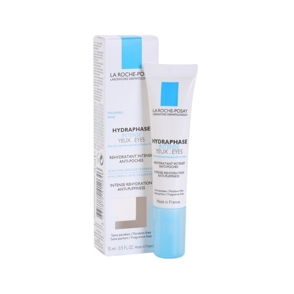 La Roche Posay Hydraphase Intense Ενυδατικό Gel Ματιών κατά των Μαύρων Κύκλων με Υαλουρονικό Οξύ 15ml