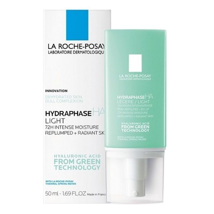 La Roche Posay Hydraphase HA Intense Light 72ωρη Κρέμα Προσώπου για Ενυδάτωση & Λάμψη με Υαλουρονικό Οξύ 50ml