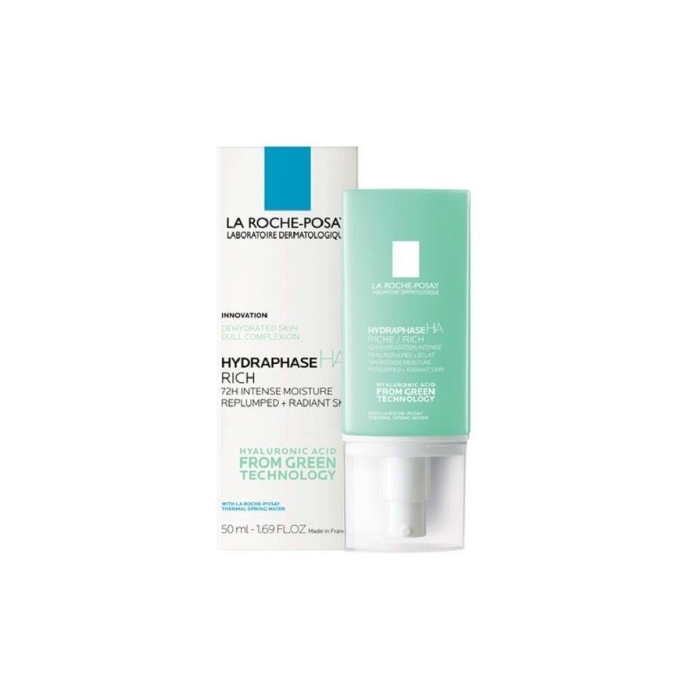La Roche Posay Hydraphase HA Intense Rich 72ωρη Ενυδατική Κρέμα Προσώπου για Ευαίσθητες Επιδερμίδες με Υαλουρονικό Οξύ 50ml