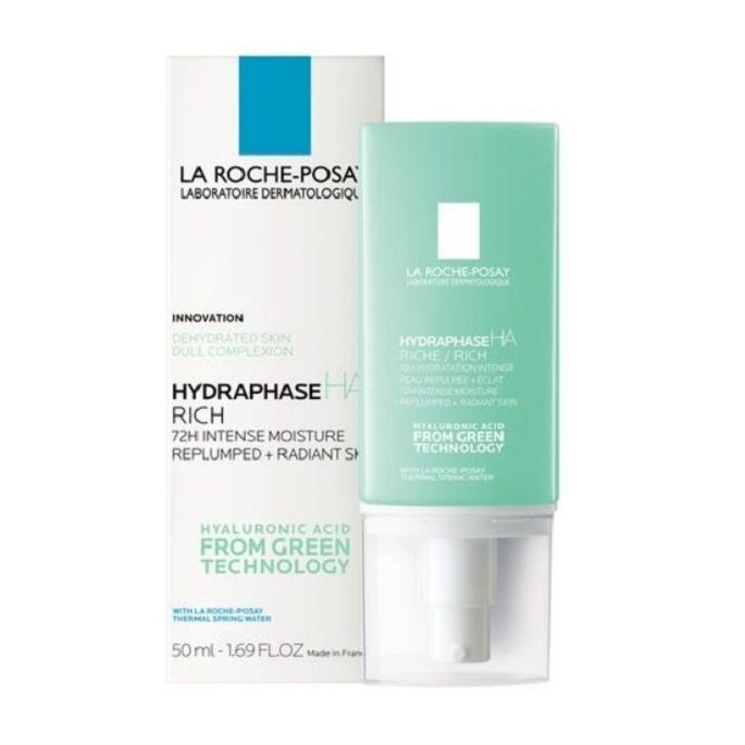 La Roche Posay Hydraphase HA Intense Rich 72ωρη Ενυδατική Κρέμα Προσώπου για Ευαίσθητες Επιδερμίδες με Υαλουρονικό Οξύ 50ml