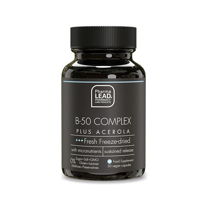 Pharmalead Black Range B-50 Complex Plus Acerola 30 vcaps
