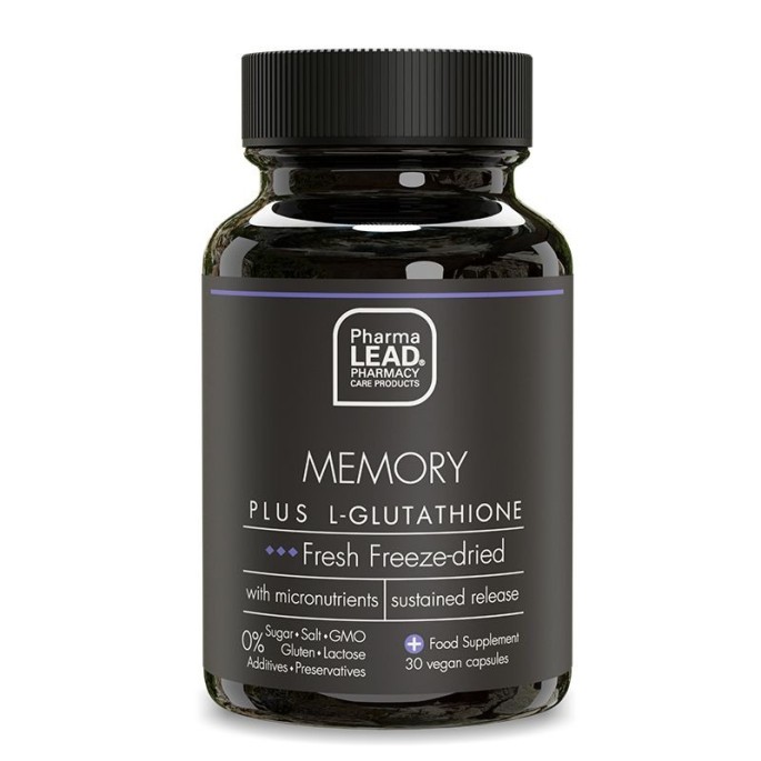Pharmalead Black Range Memory Plus L-Glutathione 30 vcaps
