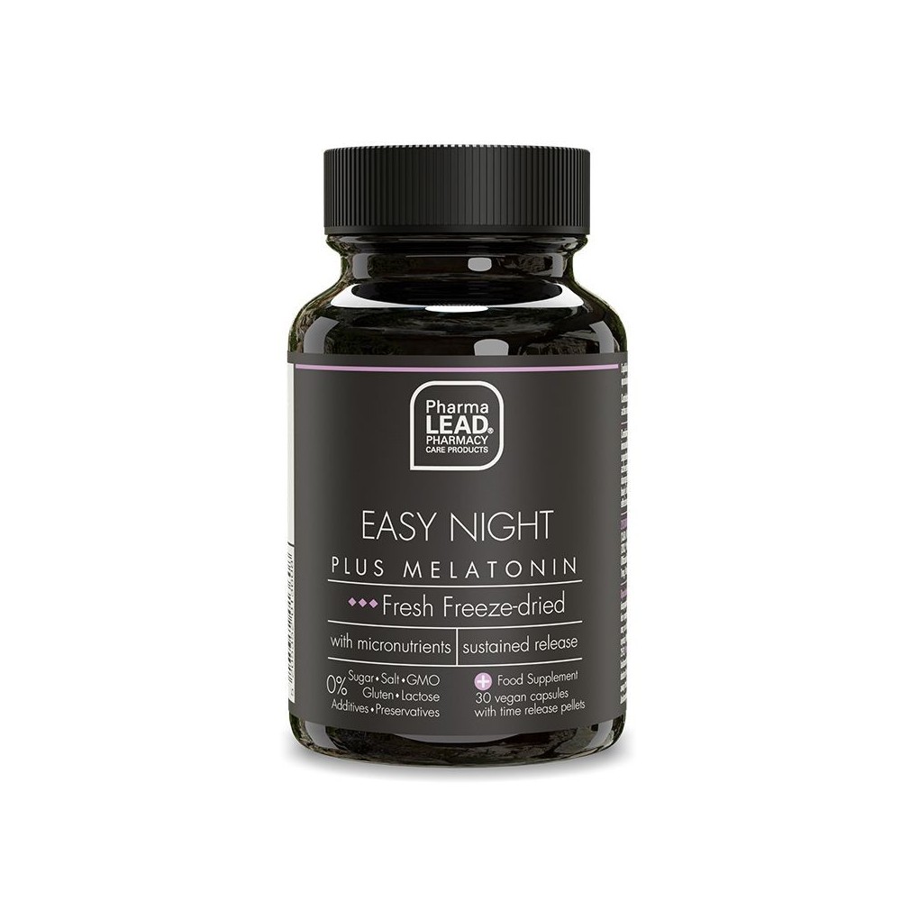 Pharmalead Black Range Easy Night Plus Melatonin 30 vcaps