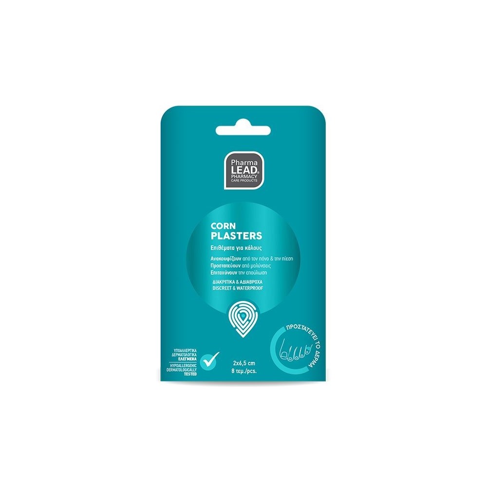 Pharmalead Corn Plasters 2x6.5cm Υδροκολλοειδή Επιθέματα 8 τεμ.