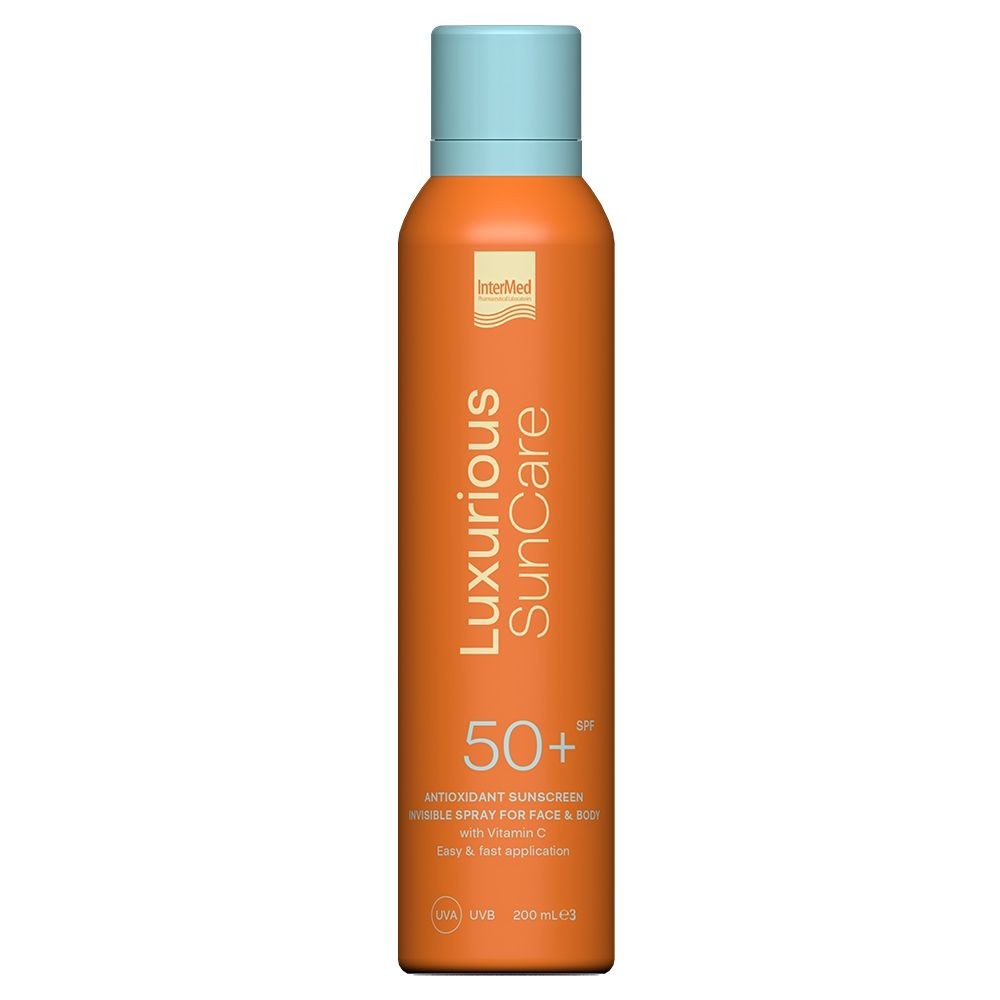 Intermed Luxurious Sun Care Antioxidant Sunscreen Invisible Spray SPF50+ 200ml